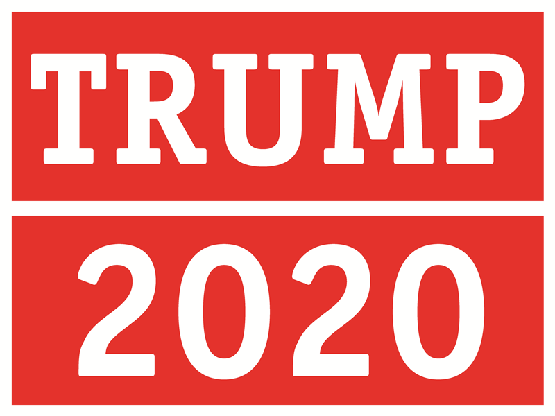 Trump 2020 Lawn Sign