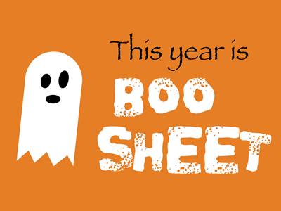 Boo Sheet - Lawn Sign