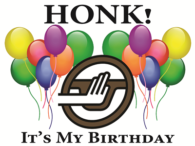 Honk - Happy B-Day Sign