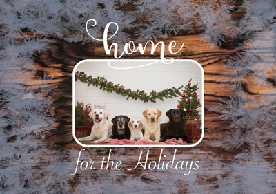 Home for the Holidays - Personalized Canvas