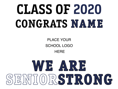 DESIGN TEMPLATE - "Congrats Grad Sign" Lawn Signs