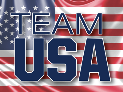 Team USA Flag - Lawn Sign