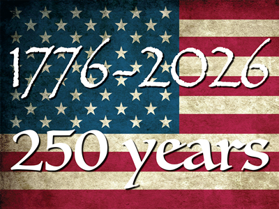 1776-2026Flag - Lawn Sign