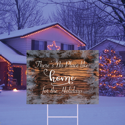 Home for the Holidays - Lawn Sign