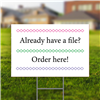 Lawn Signs file upload