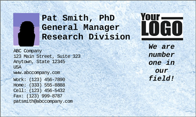 Business Card w Photo (DESIGN)