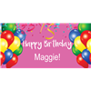 Birthday Banner Pink