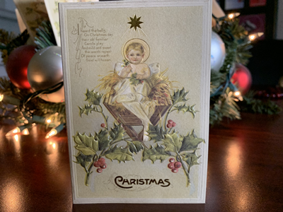 Vintage Angel Christmas Cards - FOIL STAMPED