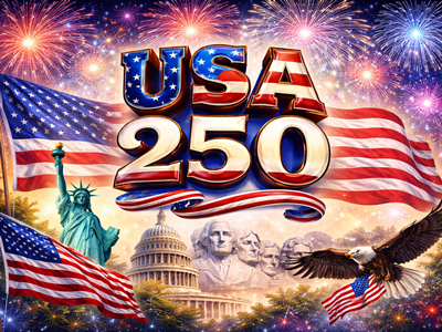 Patriotic 250 - Lawn Sign