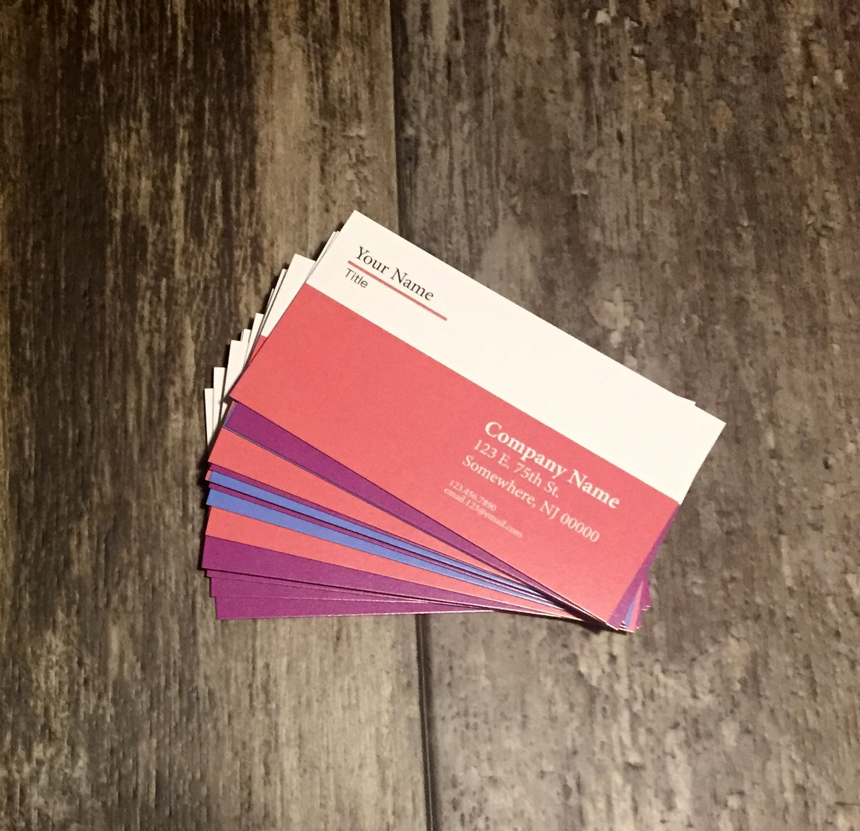 Customized Business Cards